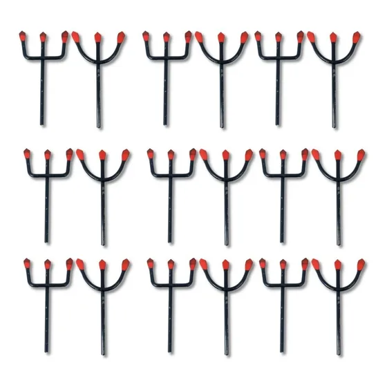 Kit Com 18 Tridente Garfo Exú E Pomba Gira Umbanda Quimbanda