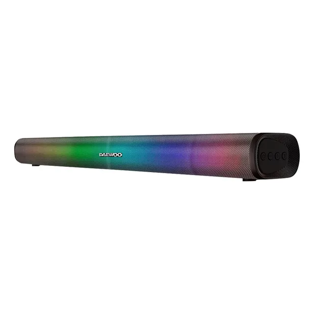Barra De Sonido 32  Con Luces Led Daewoo Unlimited 20w Rms