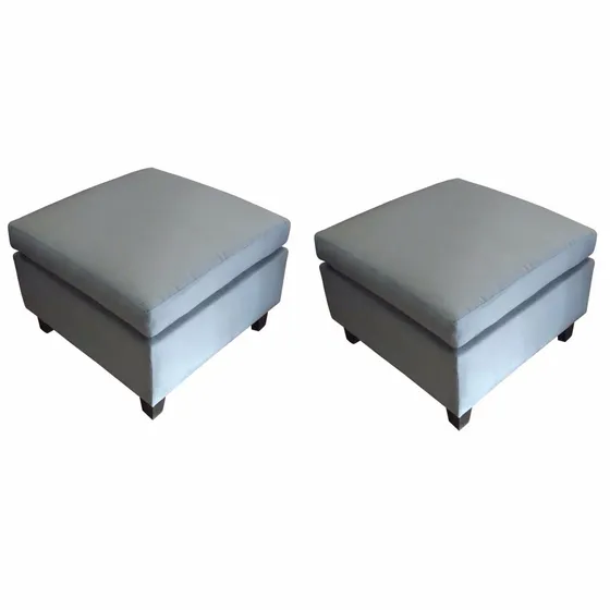 Remate Juego Taburetes Suede Gris