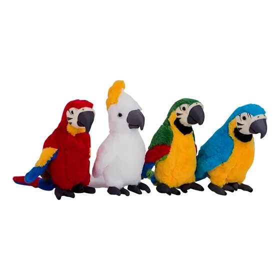Guacamaya De Peluche 25 Cm. Loro De Peluche