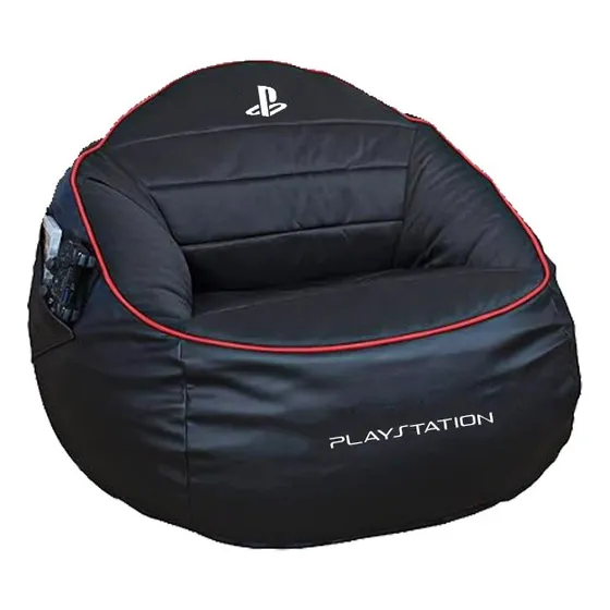 Puff  Gamer2 Redondo Cuero Sintético Varios Colores