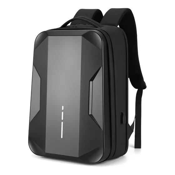 Mochila Impermeável Masculina Á Prova Dágua Viagem Moto 30l TokShop Cor Preto