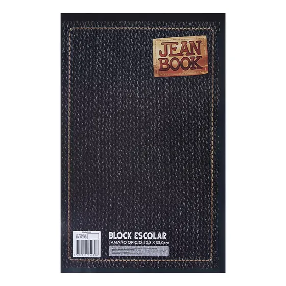 Block Bond Oficio Sin Rayas 70h Jean Norma Cant: 2 Blocks Color Blanco