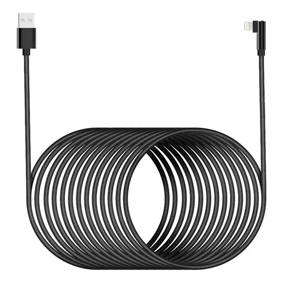 Cable Carga Largo Para iPhone 16 Pie Certificado Mfi Rapida