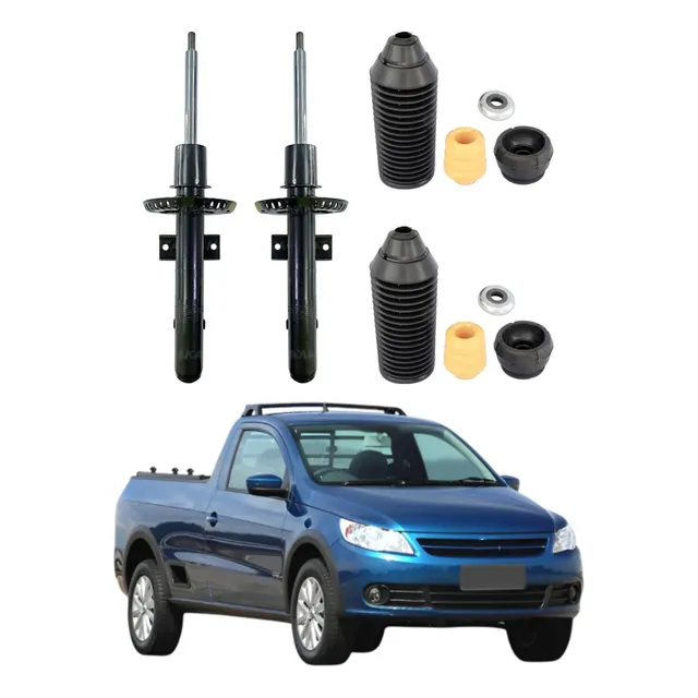 Par Amortecedor Dianteiro Saveiro G5 2011 2012 Nakata + Kit