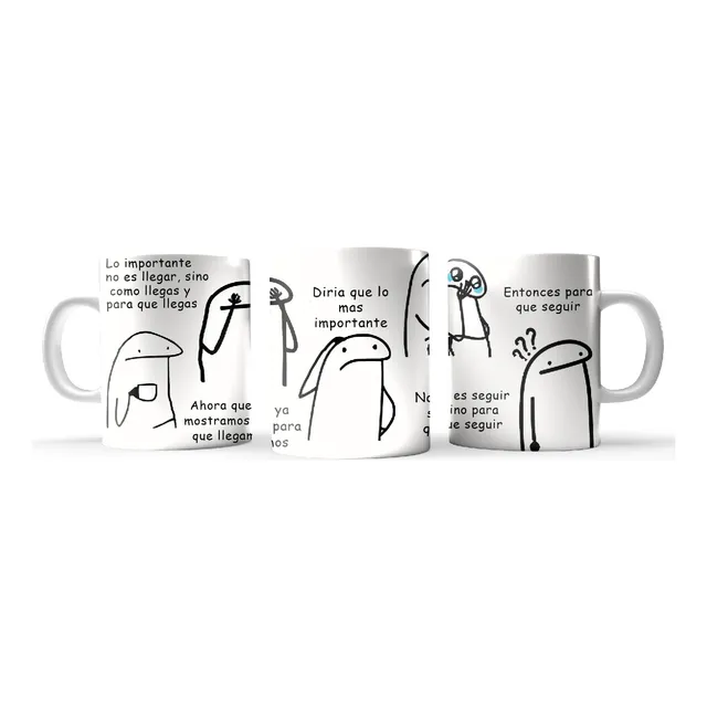 Taza De Cerámica Meme Flork Para Que Seguir Axel Importada