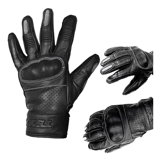 Luva Texx Liberty Cano Curto Couro Moto Motoqueiro Custom Tamanho G