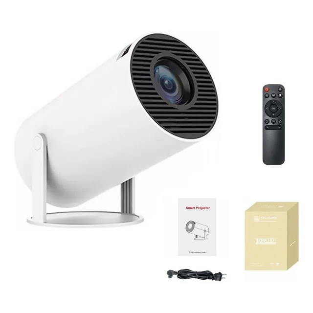 Mini Proyector Portatil Ultra Hd 4k Hy300pro Genuino 170mm*90.4mm 110/220v Android 11.0 Wifi 6 Bluetooth 5.0 280 Ansi Lúmenes