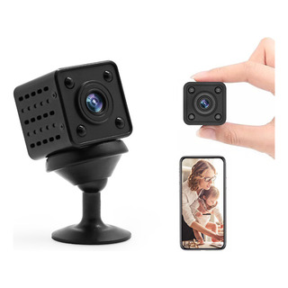 Mini Cámara De Seguridad Wifi Portátil Con Visión Nocturna Y Mini Cámara De Seguridad Wifi Portátil Con Visión Nocturna Y