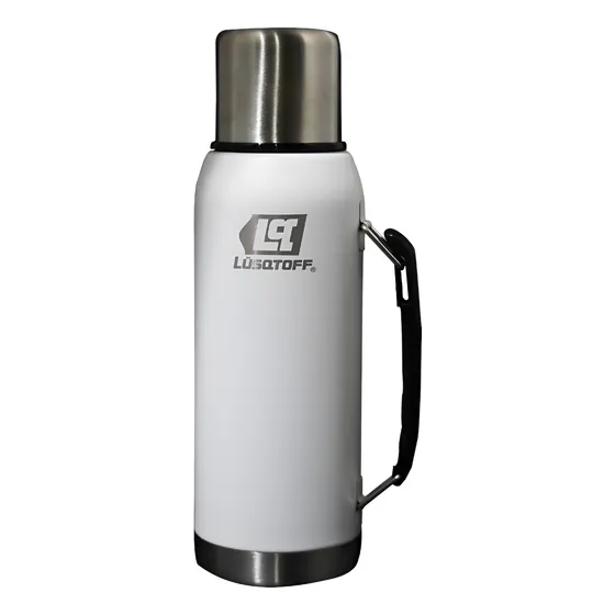 Termo Acero Inoxidable Lüsqtoff 1 Lt Blanco Frío