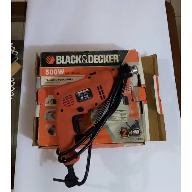 Taladro Percutor Black & Decker 500 W, Perfectas Condiciones
