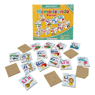 Juego De Memoria - Memorizando Pares Del Abecedario Juego De Memoria - Memorizando Pares Del Abecedario