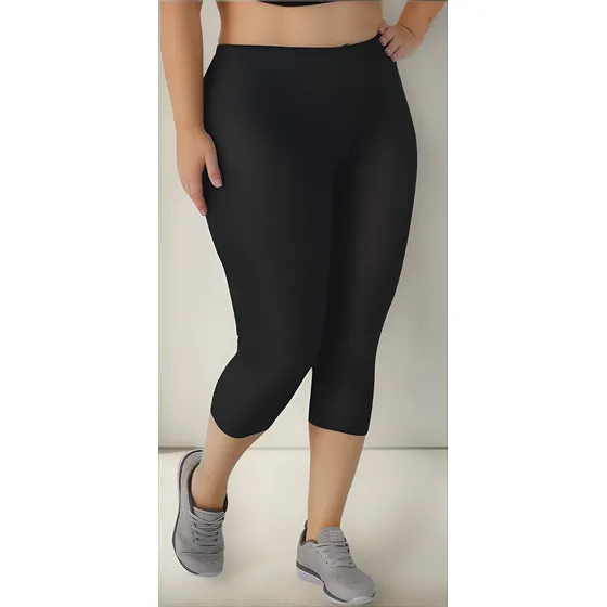 Calça Legging Corsario Leg Suplex Plus Size Corsaria