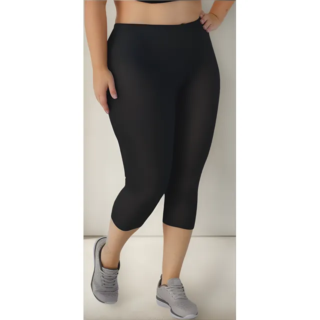 Calça Legging Corsario Leg Suplex Plus Size Corsaria