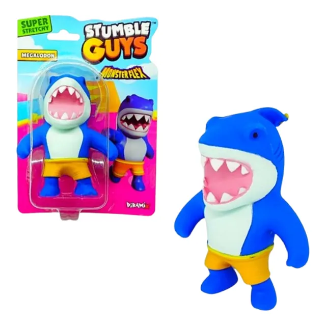 Muñeco Stumble Guys Heroes Flex Megalodon