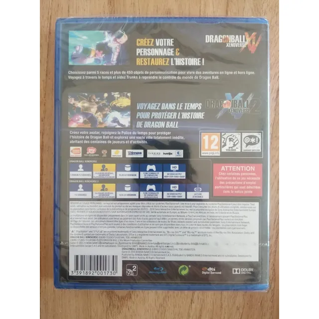 Dragon Ball Fighter Z + Dragon Ball Xenoverse 2 Ps4 Euro