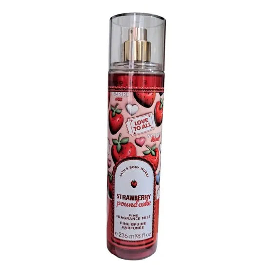 Body Mist. Strawberry Pound Cake. Bath & Body Works. 236m
