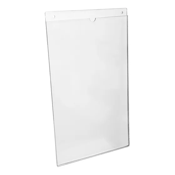 Porta Hojas De Acrílico, 2mm, Tabloide, 28x43 Vertical.