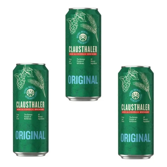 Cerveza Clausthaler Lata 500ml Sin Alcohol (x3u)
