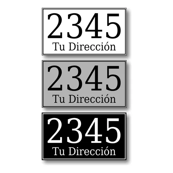 Números De Puerta Residenciales