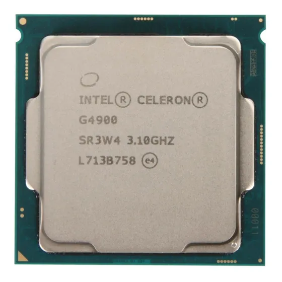Processador gamer Intel Celeron G4900 BX80684G4900 de 2 núcleos e 3.1GHz de frequência com gráfica integrada
