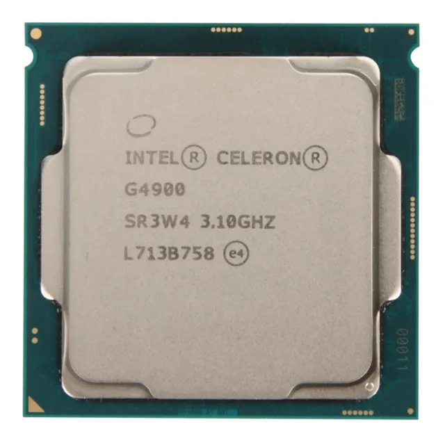 Procesador gamer Intel Celeron G4900 BX80684G4900 de 2 núcleos y 3.1GHz de frecuencia con gráfica integrada
