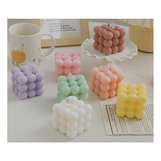 5 Velas Decorativa Aromática Con Forma Burbuja Cera De Soya 5 Velas Decorativa Aromática Con Forma Burbuja Cera De Soya