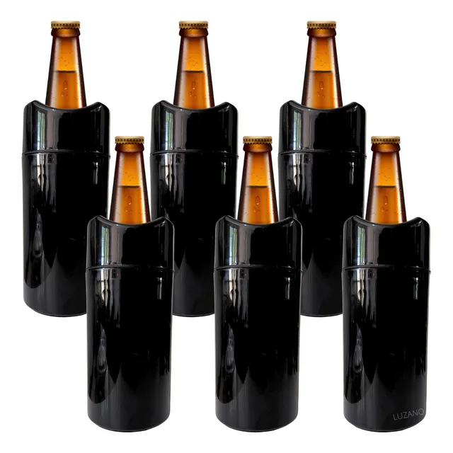 Porta Garrafa Térmico Camisinha Para Cerveja 600ml Kit 6un