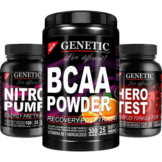 Anabol 3 Prohormonal Nitro Pump Bcaa Polvo Hero Test Genetic