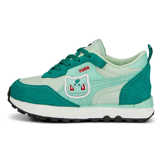 Tenis Zapatillas Marca Puma Niño Rider Fv Verde Original