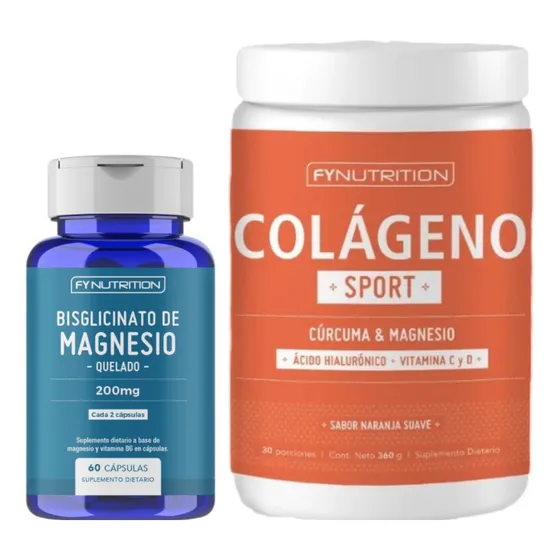 Bisglicinato De Magnesio + Colageno  Sport  Fynutrition