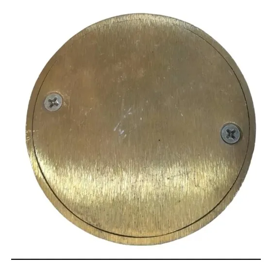 Rejilla De 2 Pulgadas En Bronce Ciega