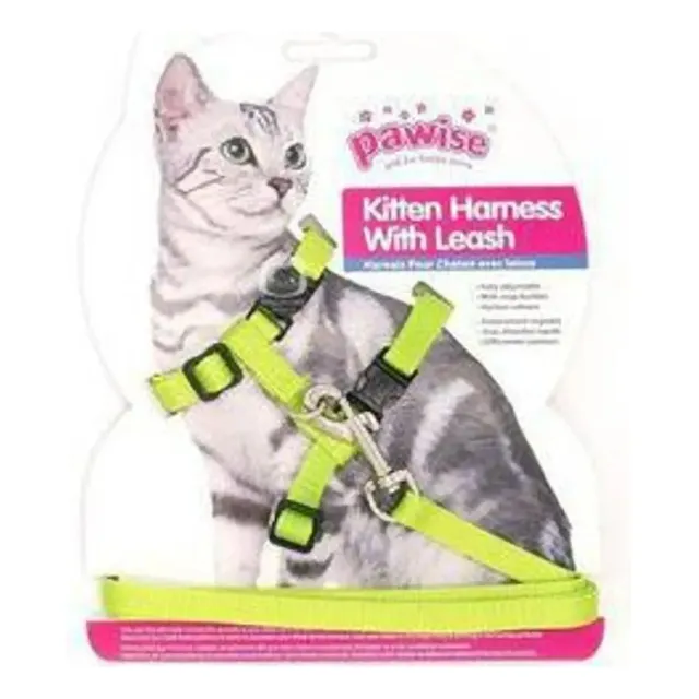 Arnes + Correa Pawise - Kitten Harnes - 14.5-25/18-30cm
