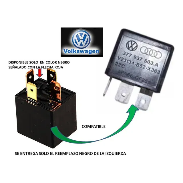 Rele Auxiliar Aire Acondicionado 40a Volkswagen Gol