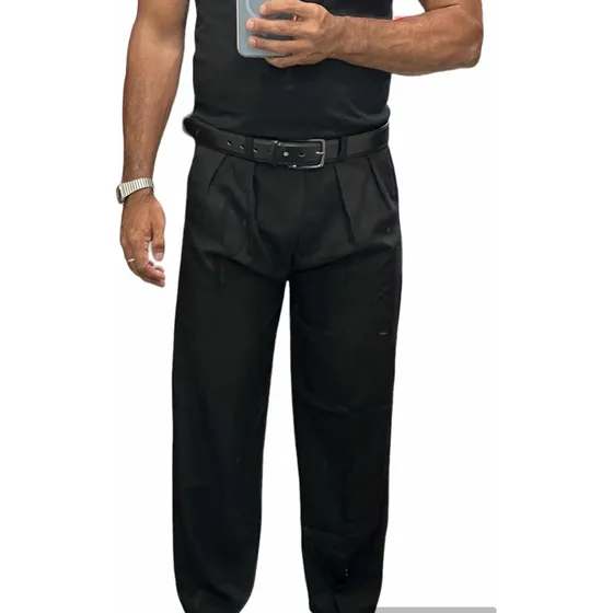 Pantalones De Vestir De Caballero Sin Bolsillos Traseros