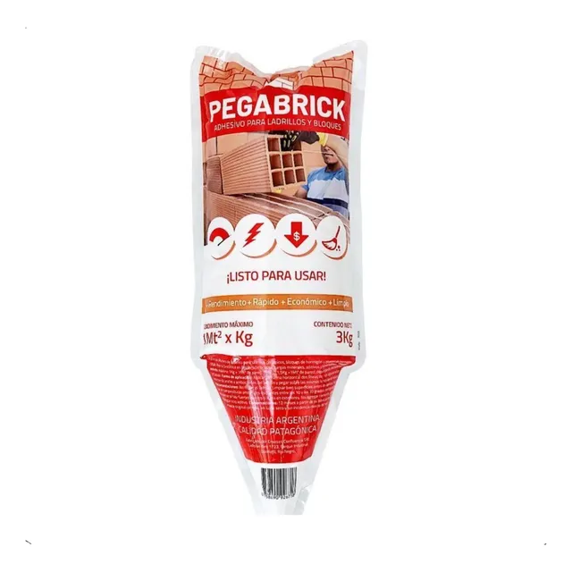 Pegamento Ladrillos Bloques 3kg Pegabrick Simil Dun Dun