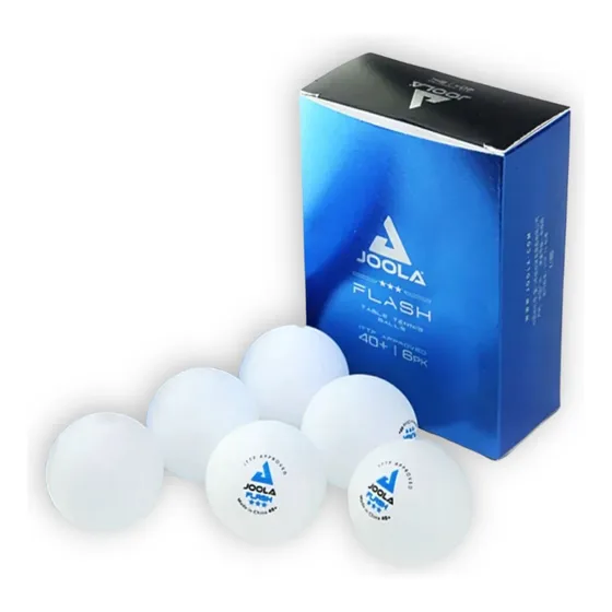 Pelotas Profesionales Ping Pong Joola 3 Estrellas Pack De 6 Blanco