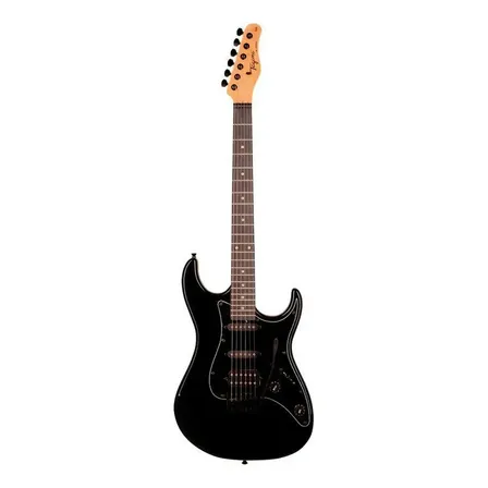 Guitarra Stratocaster Preta Tg520 Tagima Cor Black Material Do Diapasão Madeira Técnica Orientação Da Mão Destro