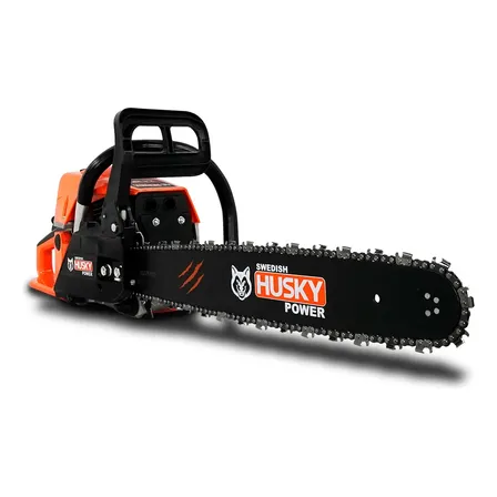 Motosierra Gasolina Swedish Husky Power Espada 20p 52cc 2.5hp Hkm5220 Color Naranja