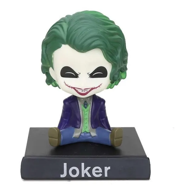 Figura Joker Porta Celular Cabeza Resortada Decorativa