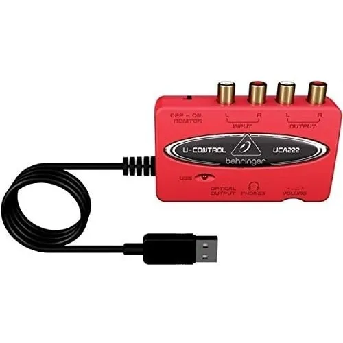 Interfaz De Audio Usb Behringer U-control Uca222 Nueva!!