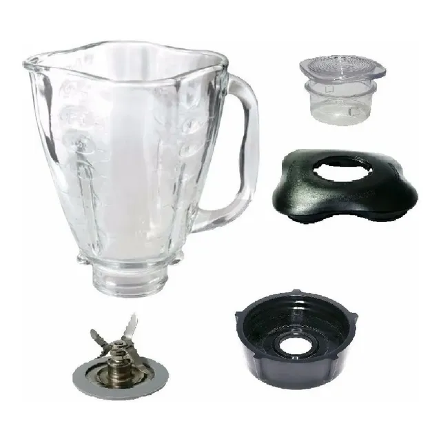 Tapa+ Vaso+ Cuchilla+ Base Licuadora Oster Vaso Trebol Vidri