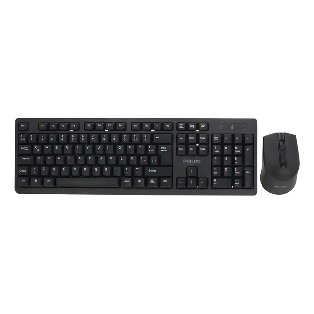 Combo Inalámbrico Mouse + Teclado 6354k Negro