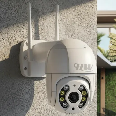Câmera De Segurança Wi-fi Ip Prova D'água Infravermelho Hd Icsee Interna Externa HW