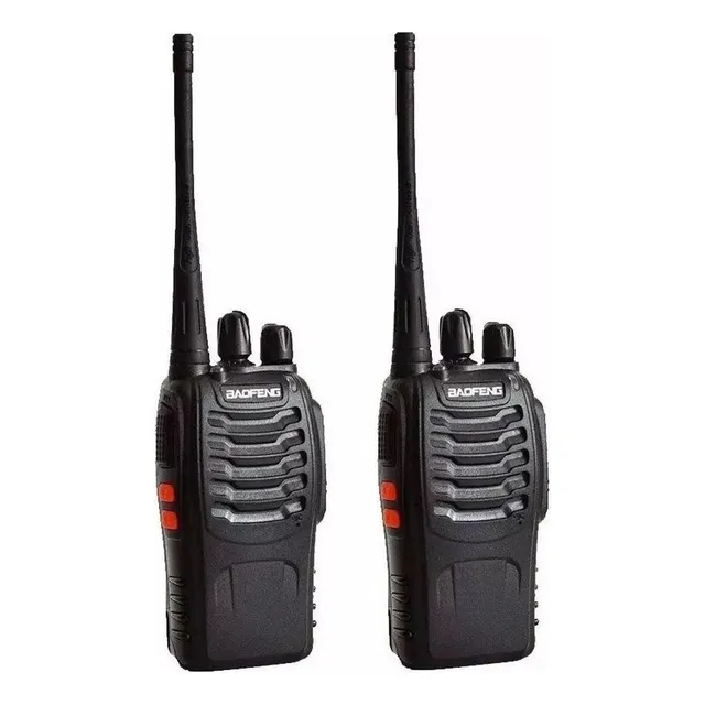 Pack 2 Radios Transmisor Walkie Talkie Baofeng 888s