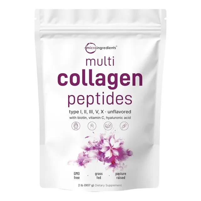 Multi Collagen Protein Powder 2lbs Entrega Inmediata Sin Sabor