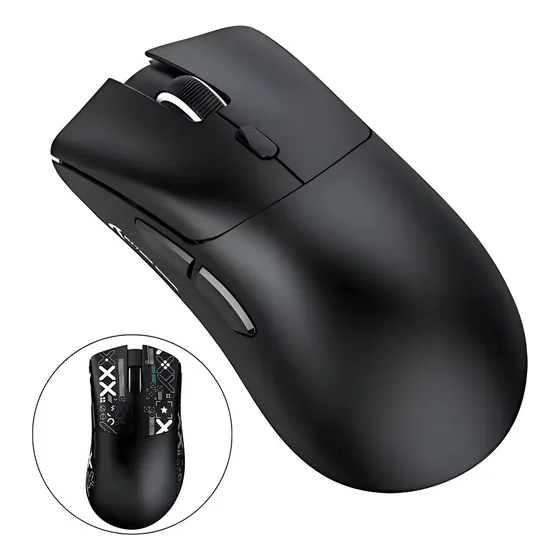 Mouse Gamer Attack Shark R1 SEM FIO Paw3311 2.4Ghz