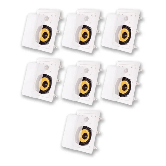 Audio Acustico Hd-525 Altavoz Pared Paraen Casa Juego 7