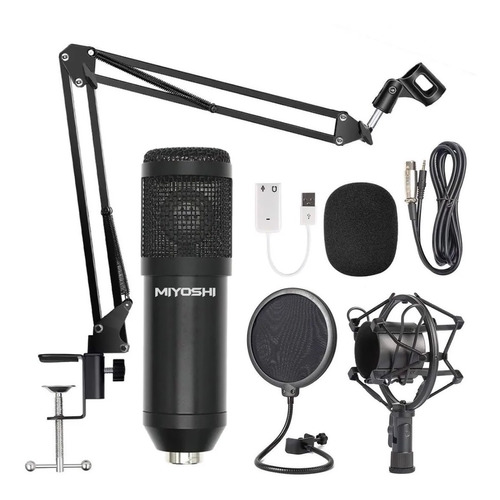 Microfono Condenser Profesional Bm800 Estudio + Kit Completo