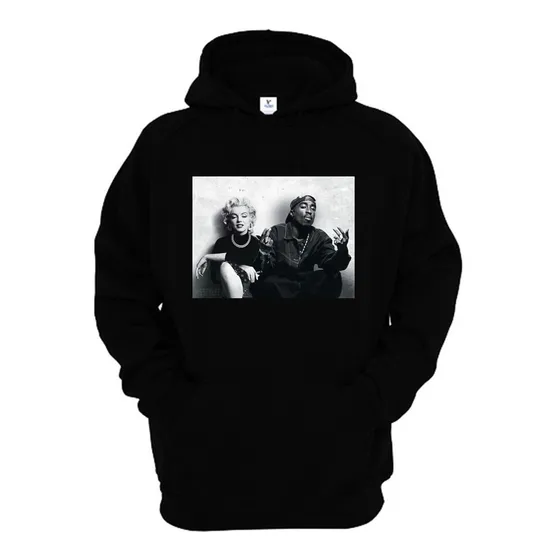 Sudadera Marilyn Monroe Y Tupac Shakur Aesthetic Vm Mod6